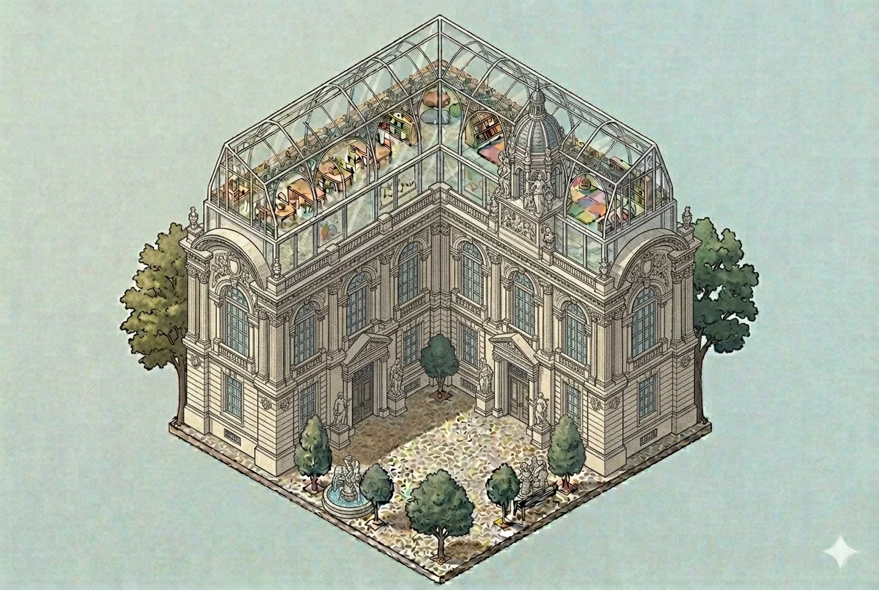 Beaux-Arts style URBAL URB building rendering